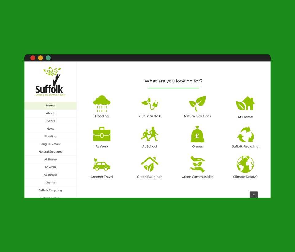 Green Suffolk Website