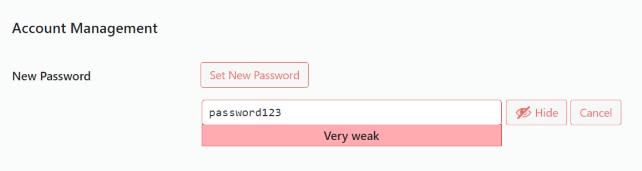 Password Strength