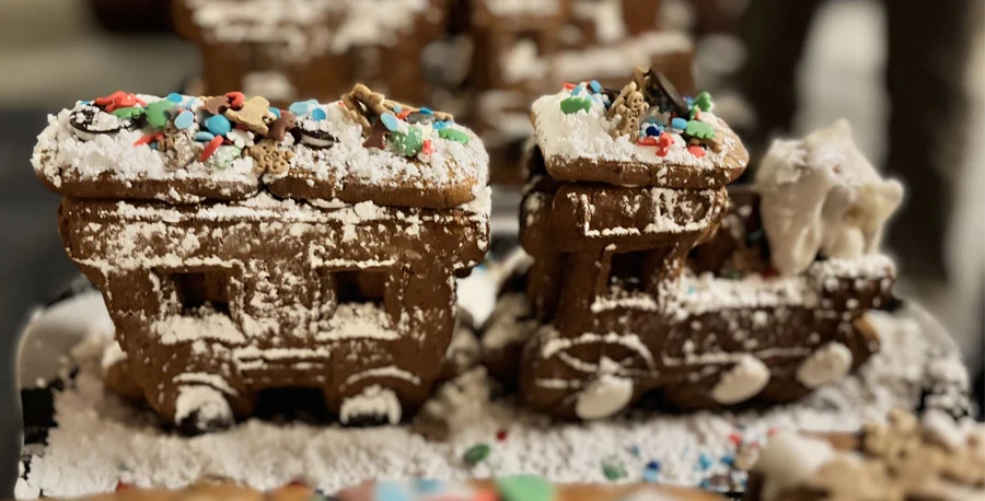 Gingerbread train