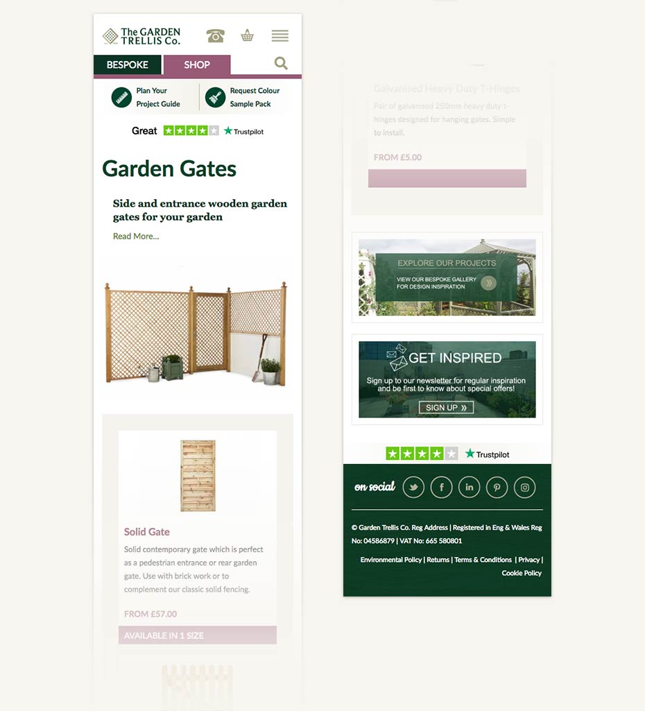 Garden Trellis Mobile Design